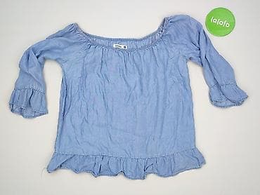 niebieska bluza: Sinsay, Bluzka damska, rozmiar M — 3