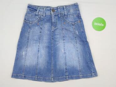 spódnice jeansowe trapezowe z guzikami: Denim, Spódnica damska, rozmiar XL — 2