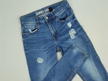 Spodnie jeansowe, H&M, 12 lat, 152, stan - Bardzo dobry