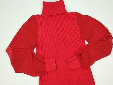 czarny sweter: Golf damski, rozmiar One size — 1