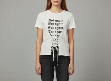 t shirty z napisem damskie: T-shirt damski, rozmiar S — 1