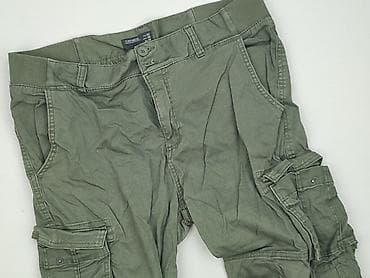 tech fleece: Spodnie męskie Terranova – bojówki/joggery - Kolor: khaki/oliwkowy - — 1