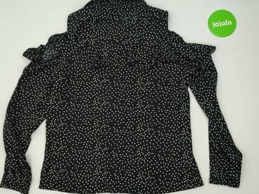 czarne bluzki w biale grochy: Brave Soul, Bluzka damska, M — 3