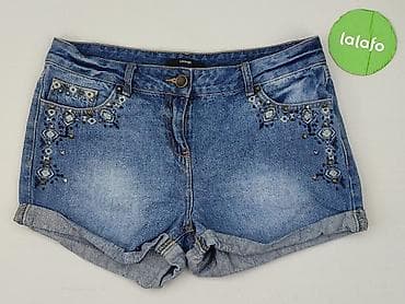 jeansy biale: Szorty damskie, rozmiar M — 2
