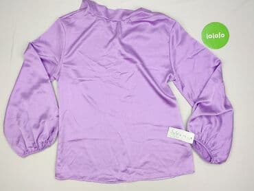 liliowy garnitur damski: Bluzka damska, rozmiar S — 2