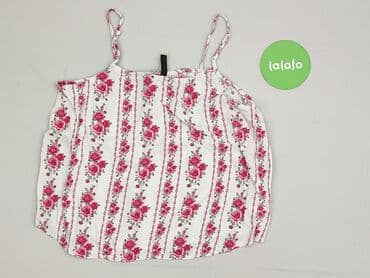 top srebrny zara: H&M Divided, Top damski, M — 2