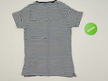 bluzki basic z dekoltem v: T-shirt damski, S — 3