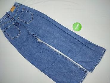 converse na platformie: Stradivarius, Jeansy damskie, rozmiar M — 3