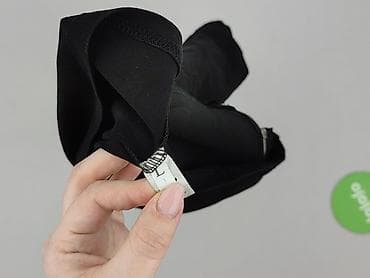 czarne bluzki basic: High, T-shirt damski, rozmiar S — 4