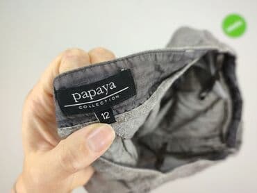 szerokie spodnie pepco: Papaya, Spodnie materiałowe damskie, rozmiar XL — 5