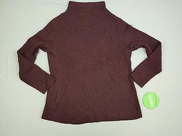 sweter bordo: Basic, Sweter damski, rozmiar M — 3