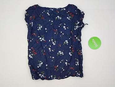 chabrowa bluzki plus size: Bluzka damska, rozmiar M — 3
