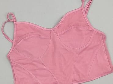 fuksja dodatki do różowej sukienki: House, Top damski, L — 1