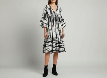 tanie sukienki długi rękaw: Sukienka damska, rozmiar S — 6