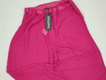 neonowe spodnie damskie: Boohoo, Spodnie materiałowe damskie, rozmiar M — 1