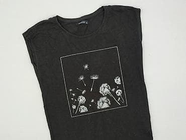 czarny: T-shirt damski, rozmiar XS — 1