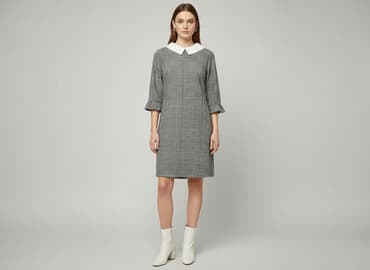 ubrania w pepitkę: Sukienka damska, rozmiar S — 1