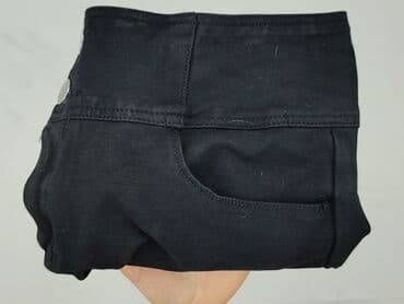 czarne szorty damskie z wysokim stanem: Gold SK, Szorty damskie, rozmiar M — 6