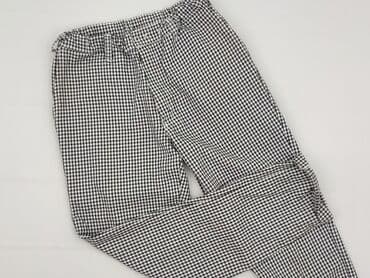 spodnie z zapięciem na nogawkach: Material trousers for women, size S — 2