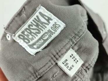 bershka spodnie mom: Bershka, Spodnie materiałowe damskie, rozmiar 2XL — 4