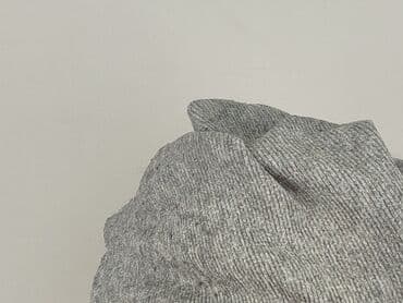 czarna sukienka i szary sweter: Sweter damski, rozmiar One size — 6