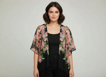 kimono kurtka: AX, Bluzka damska, rozmiar S — 7