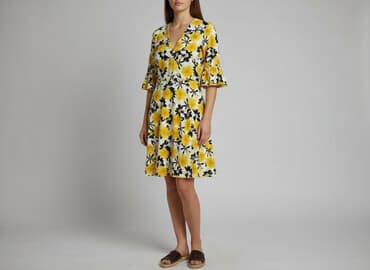 illuminate sukienka w kwiaty: Sukienka damska, rozmiar S — 5