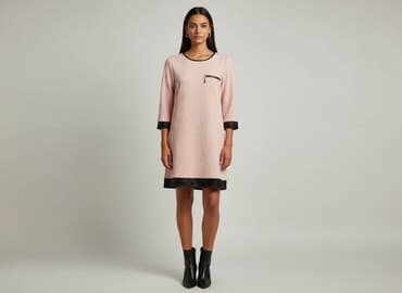 sukienka pudrowy róż allegro: Women`s dress, size S — 1