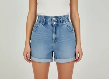 krótkie spodenki jeansowe hm: H&M, Szorty damskie, rozmiar S — 7