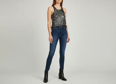 rajstopy z cyrkoniami h m: H&M, Топ жіночий, розмір M — 1