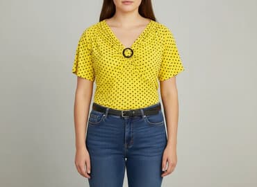 bluzki z pomponami: Bluzka damska, rozmiar 2XL — 1