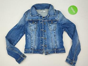 mango bomberka: Stradivarius, Kurtka jeansowa damska, rozmiar M — 2