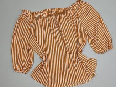 bluzki w paski mango: H&M, Women's blouse, size L (EU 40) — 1