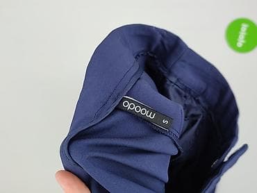 material trousers: Moodo, Spodnie materiałowe damskie, rozmiar S — 4