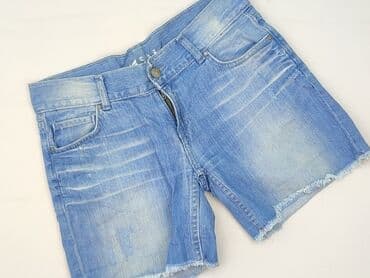 krótkie spodenki jeansowe plus size: Szorty damskie, rozmiar S — 1