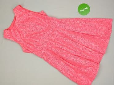 różowa sukienka z długim rękawem: Oasis, Sukienka damska, rozmiar S — 3