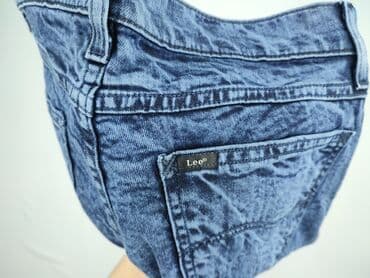 spodnie lee wysoki stan: Used Jeans, Jeansy damskie, L — 5
