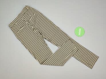 brązowe spodnie woskowane stradivarius: Stradivarius, Spodnie materiałowe damskie, rozmiar 2XS — 3