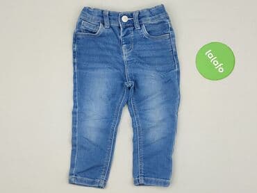 zara spodnie cekinowe: Spodnie jeansowe, Primark, 12-18 miesięcy, stan - Bardzo dobry — 2