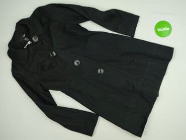 kozaki z futerkiem ccc: H&M, Płaszcz damski, rozmiar M — 2