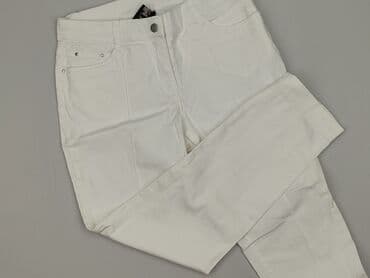 zalando białe jeansy damskie: Jeansy damskie, rozmiar L — 1
