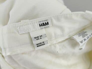 new yorker białe spodnie: H&M, Spodnie materiałowe damskie, rozmiar S — 4