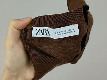 bluzka dekolt: Zara, Top damski, rozmiar S — 4