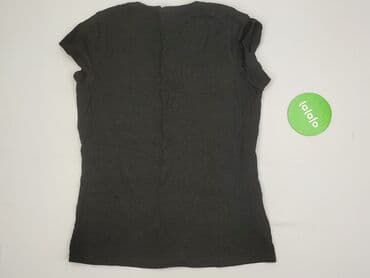 czarne t shirty w serek damskie: Beloved, T-shirt damski, rozmiar L — 3