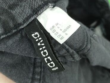 hm krótkie spodenki czarne: H&M Divided, Szorty damskie, rozmiar S — 4