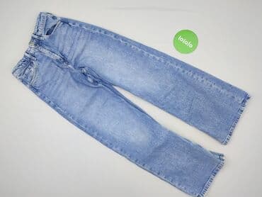 majtki wiskoza: Spodnie jeansowe, H&M, 12 lat, 152, stan - Idealny — 2