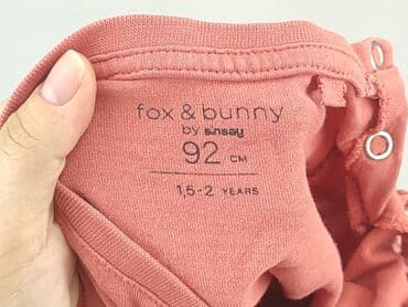 koszulka wilk i zając: Blouse, Fox&Bunny, 1.5-2 years, 86-92 cm, condition - Good — 4