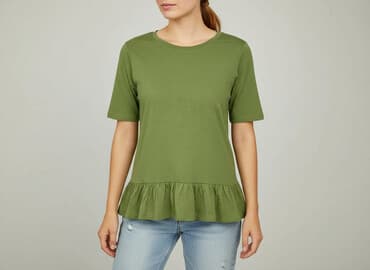 koszulka z żabą cropp: Cropp, Футболка жіноча, розмір S — 1