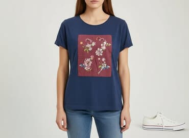 reserved t shirty damskie wyprzedaż: T-shirt damski, rozmiar L — 1