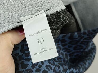 czarne legginsy push up legginsy podkreślające pośladki: Legginsy Sportowe damskie, rozmiar M — 5